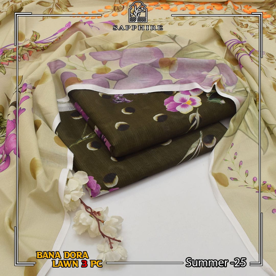 BANA DORA LAWN 3PC