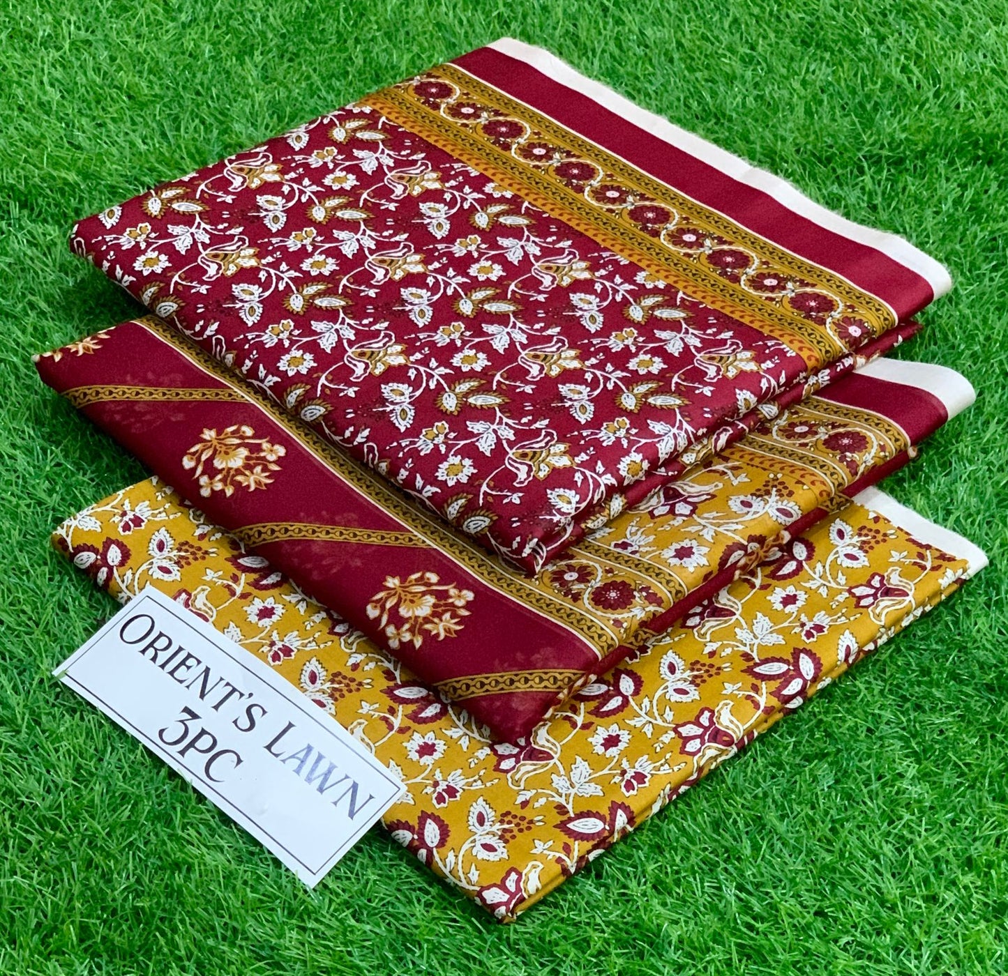 Printed 3pc Fabric Lawn