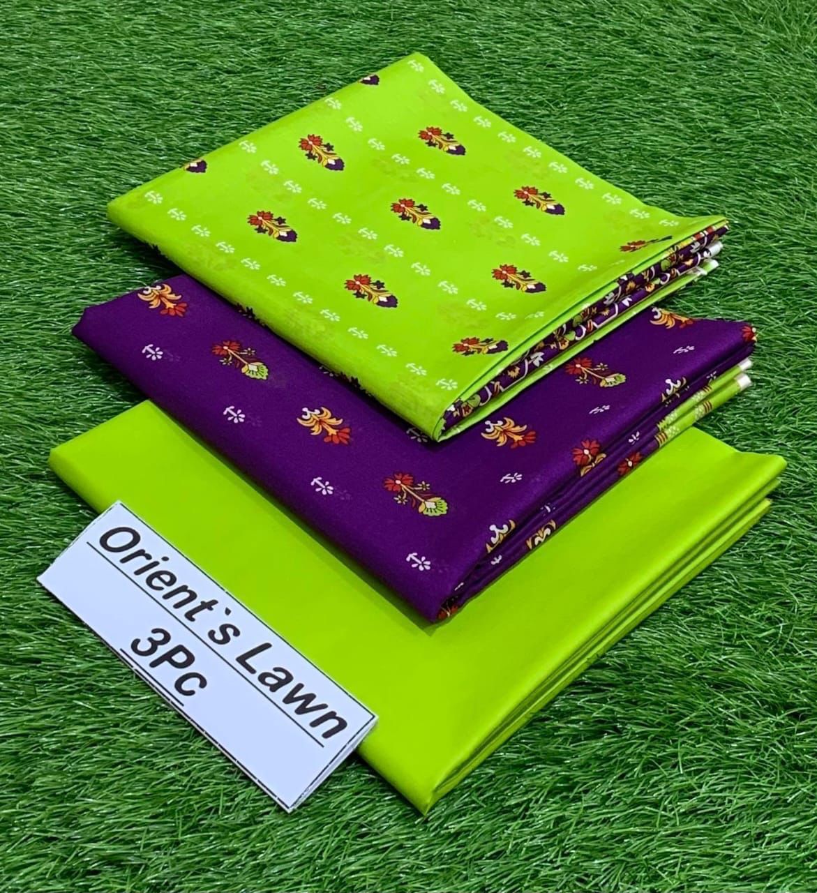 Printed 3pc Fabric Lawn