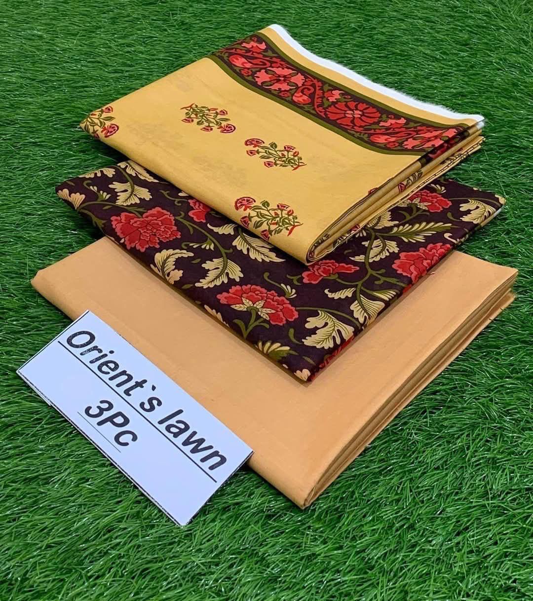 Printed 3pc Fabric Lawn