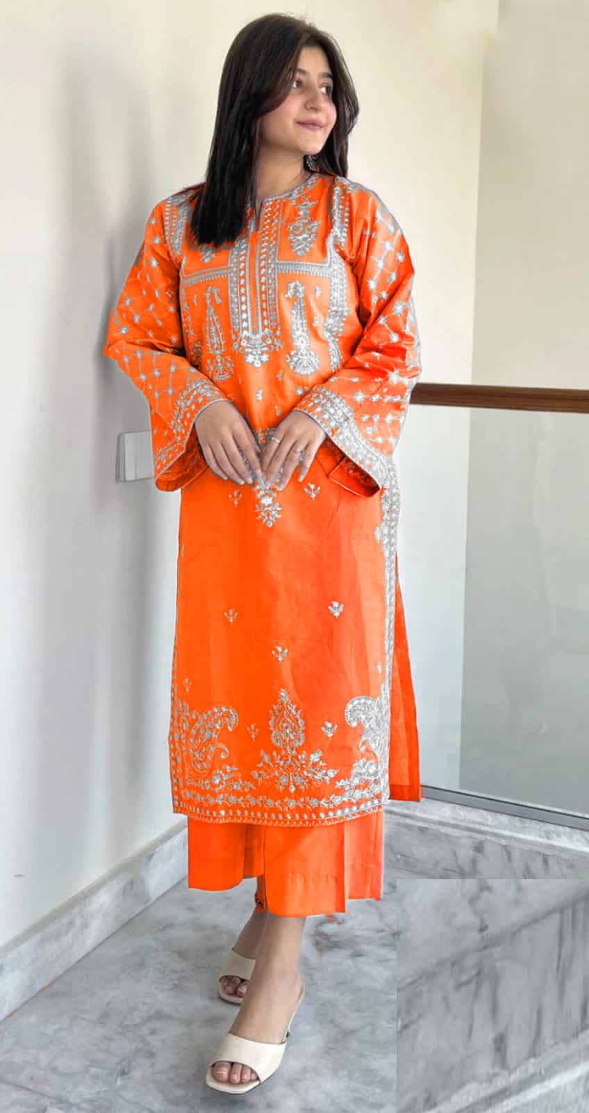PURE LAWN 2PC EMBROIDERED