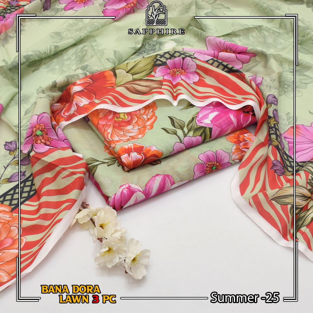 BANA DORA LAWN 3PC