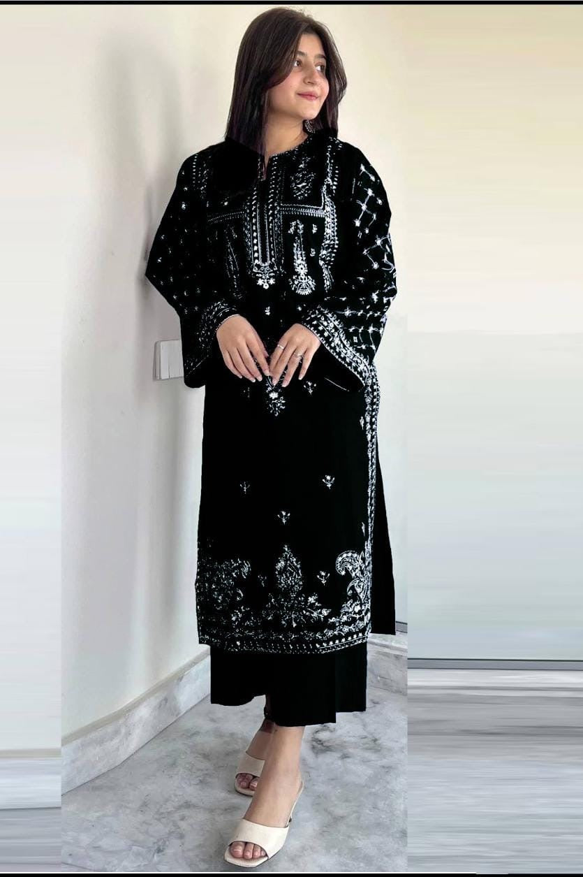 PURE LAWN 2PC EMBROIDERED