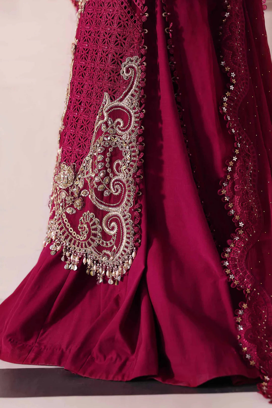 3 Piece Unstitched Embroidered Chiffon Suit | BD-3003