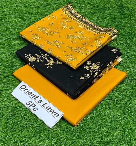 Printed 3pc Fabric Lawn