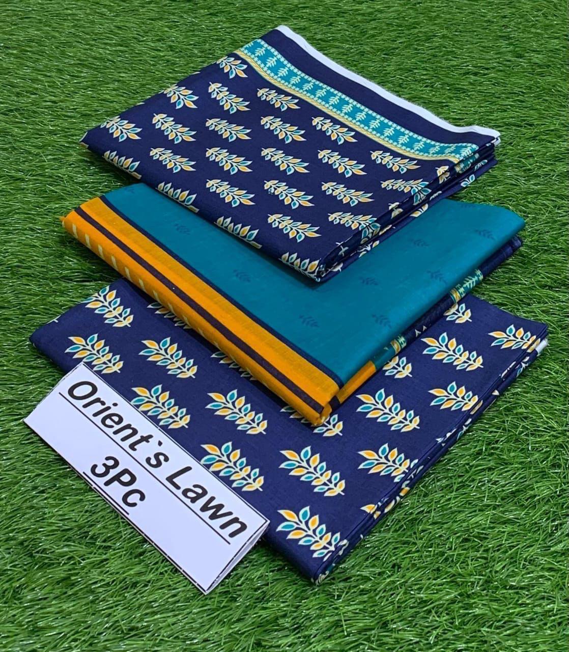 Printed 3pc Fabric Lawn