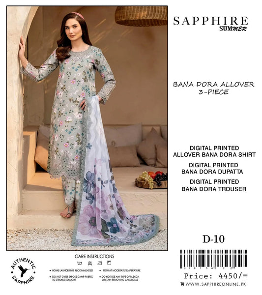 BANA DORA LAWN 3PC