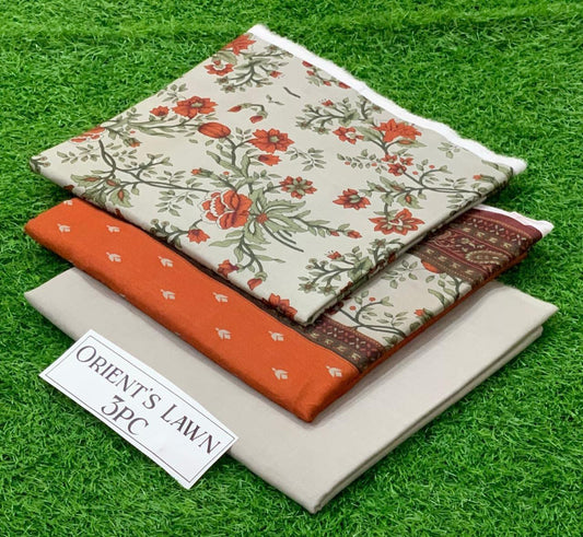 Printed 3pc Fabric Lawn