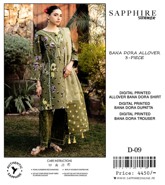 BANA DORA LAWN 3PC