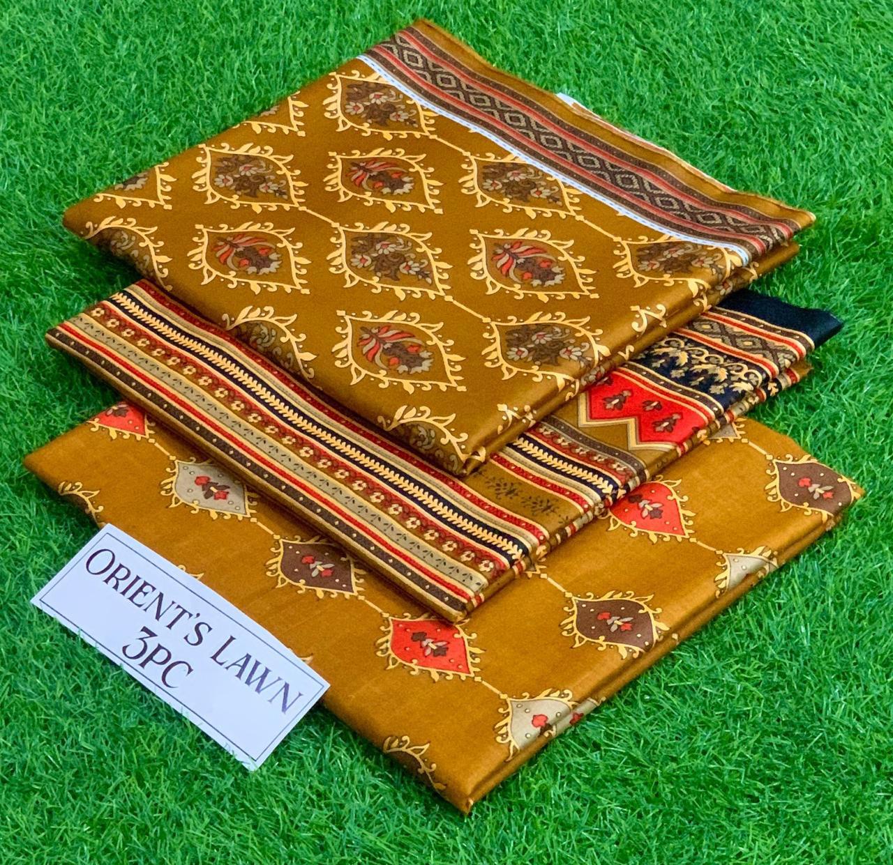 Printed 3pc Fabric Lawn