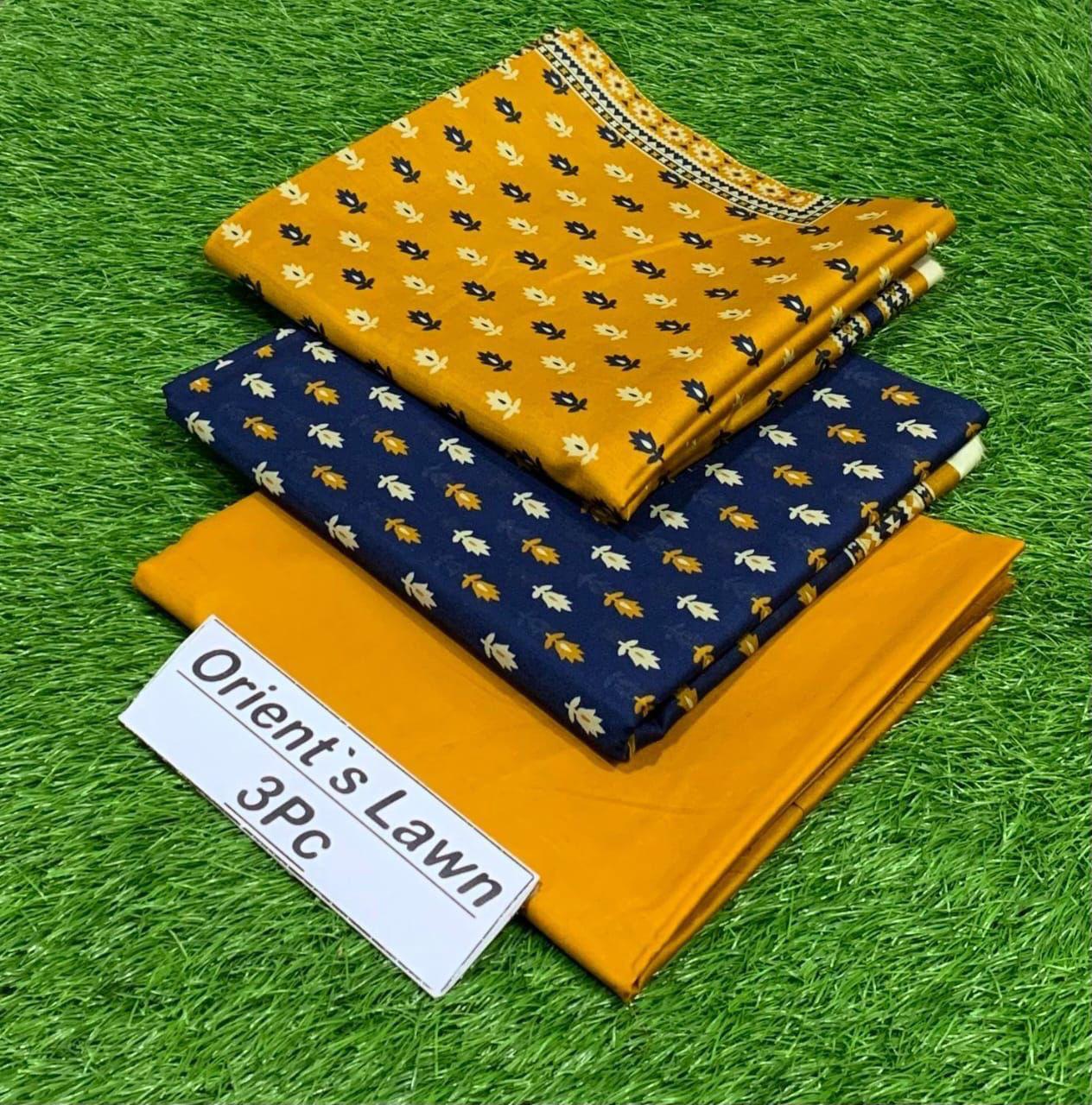 Printed 3pc Fabric Lawn