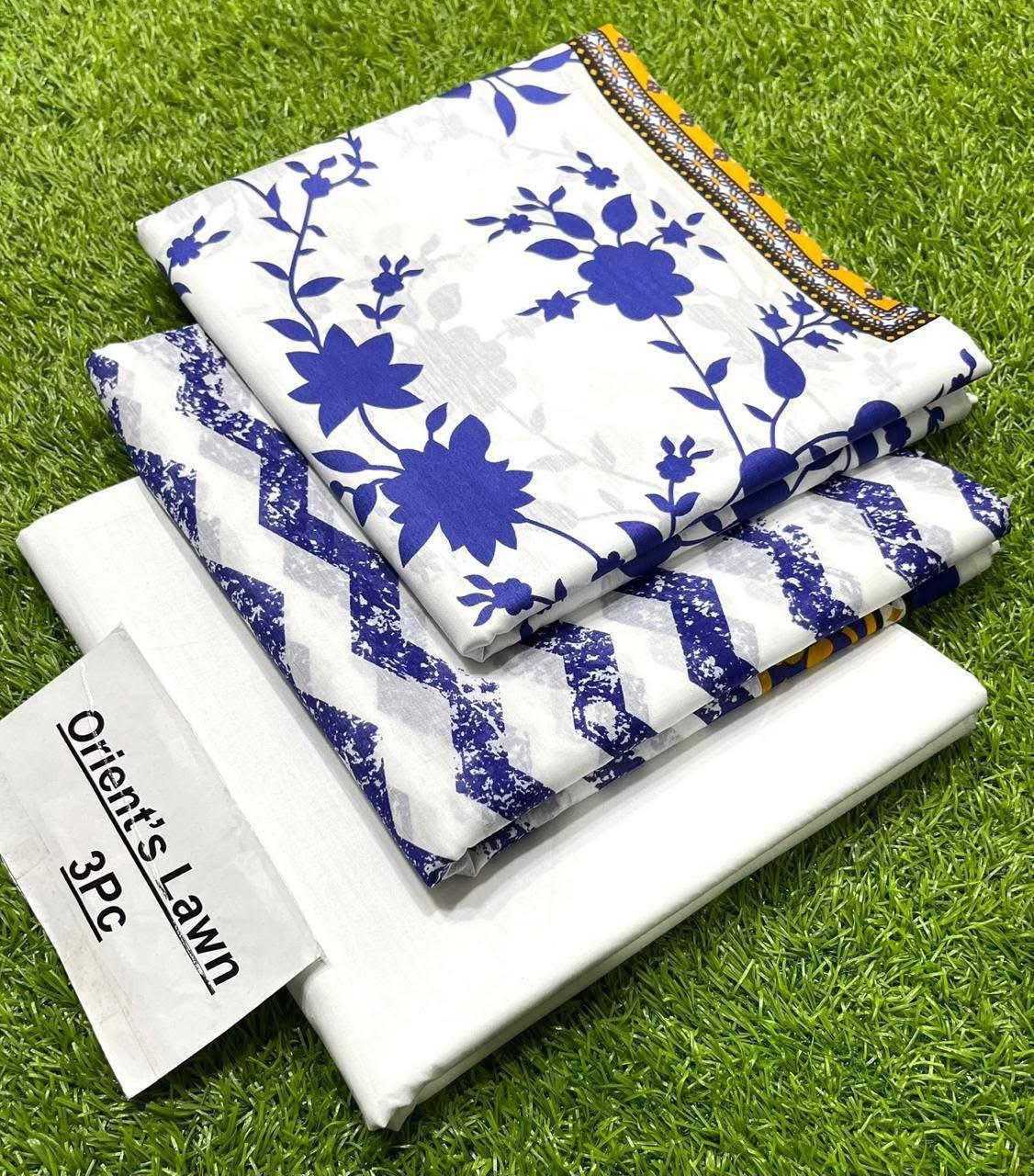 Printed 3pc Fabric Lawn