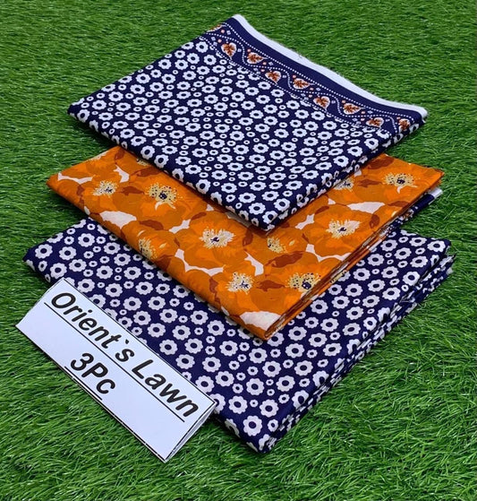 Printed 3pc Fabric Lawn