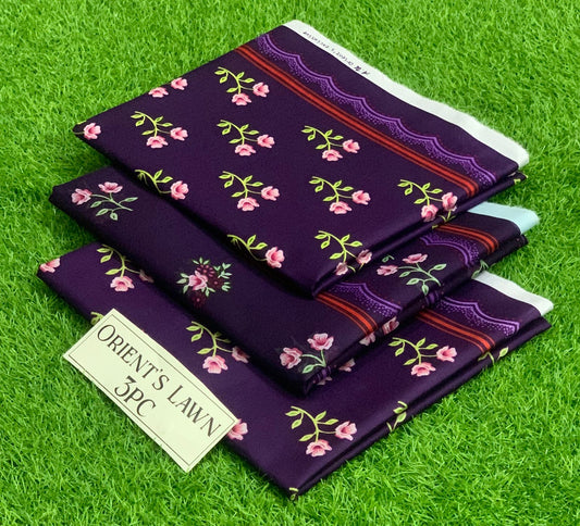 Printed 3pc Fabric Lawn