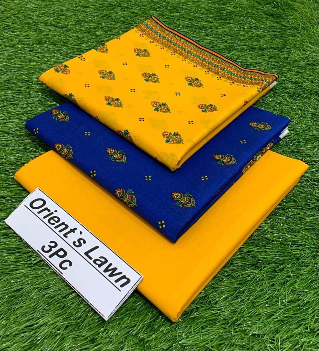 Printed 3pc Fabric Lawn