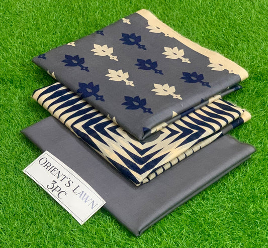 Printed 3pc Fabric Lawn