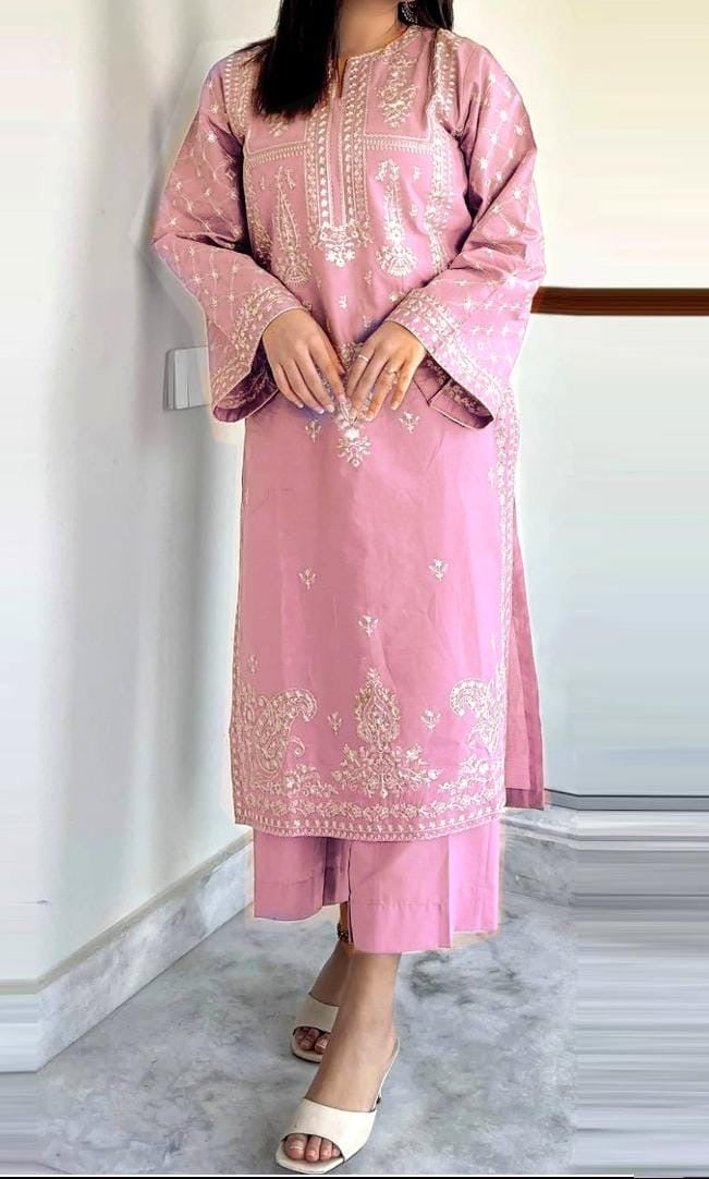 PURE LAWN 2PC EMBROIDERED