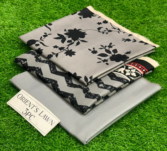 Printed 3pc Fabric Lawn