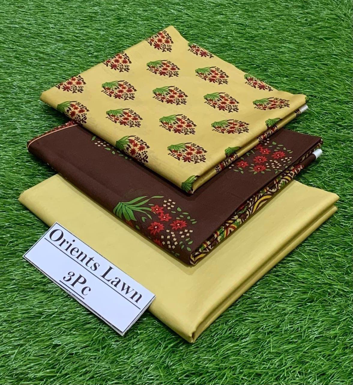 Printed 3pc Fabric Lawn
