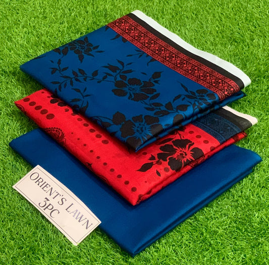 Printed 3pc Fabric Lawn