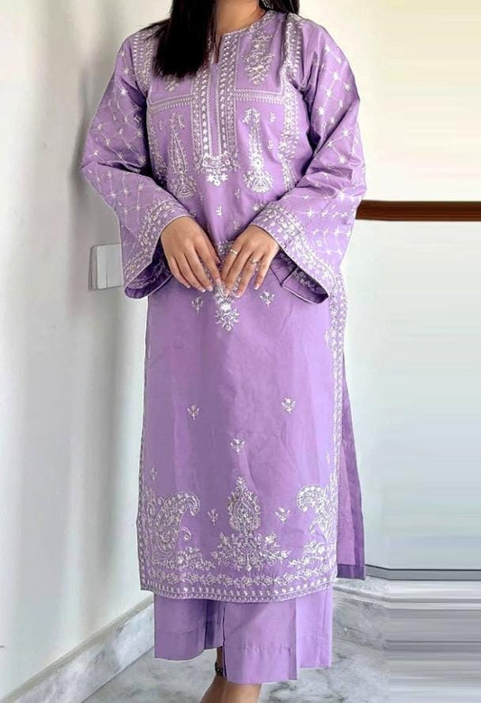 PURE LAWN 2PC EMBROIDERED