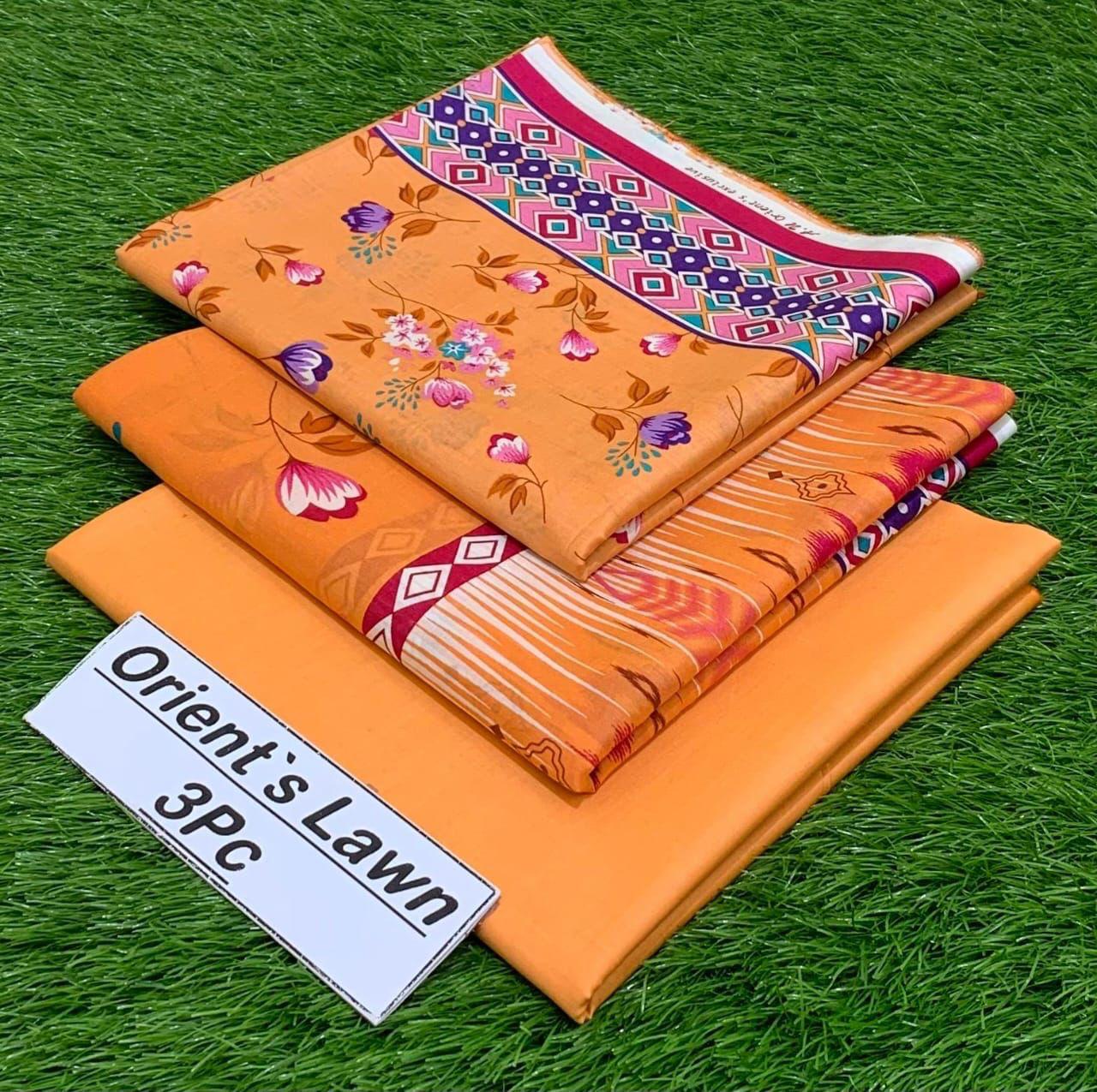Printed 3pc Fabric Lawn