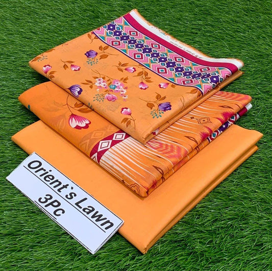 Printed 3pc Fabric Lawn