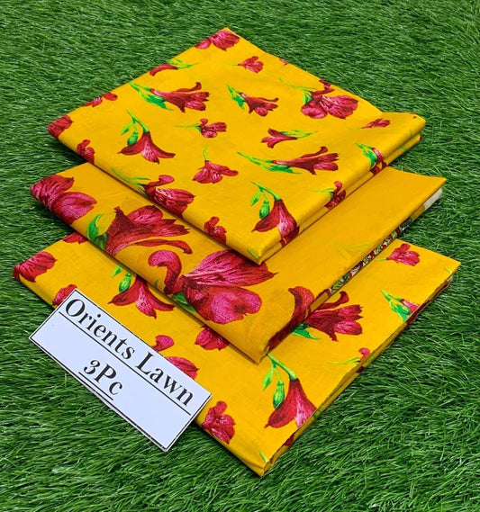 Printed 3pc Fabric Lawn