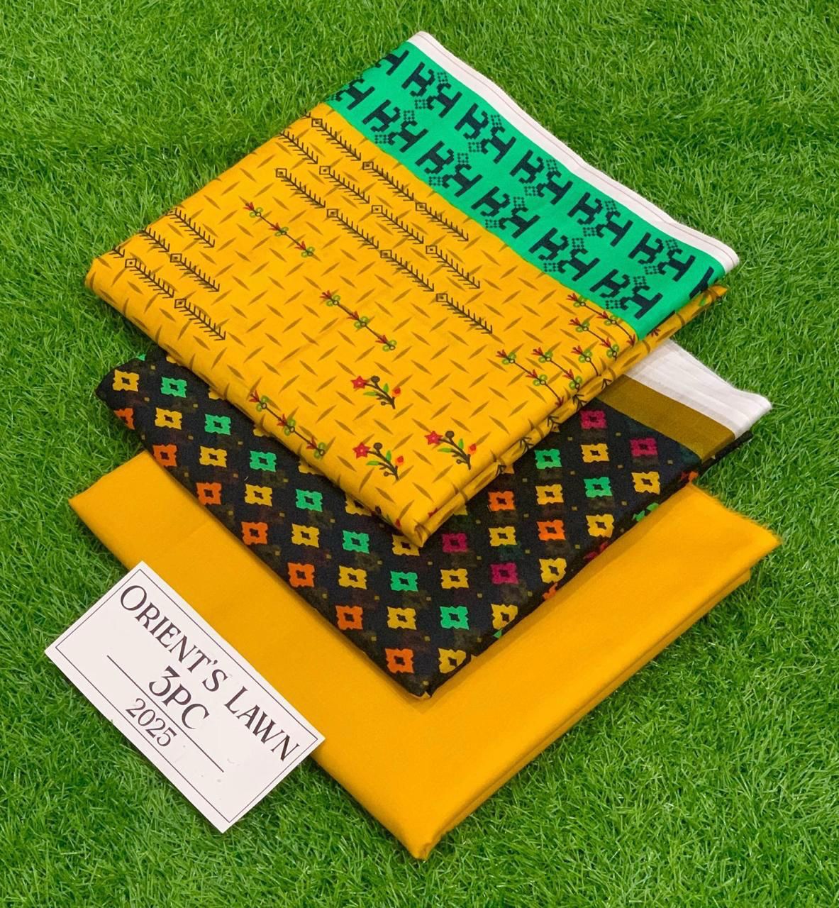 Printed 3pc Fabric Lawn