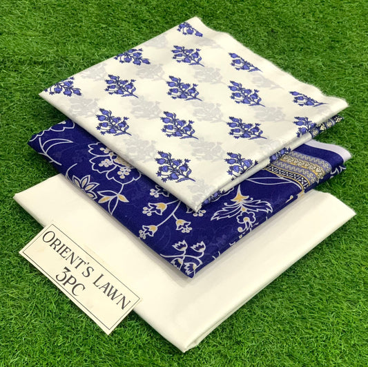 Printed 3pc Fabric Lawn