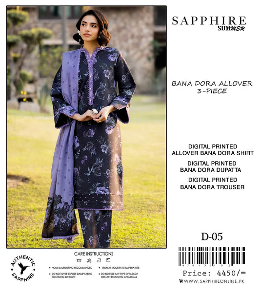 BANA DORA LAWN 3PC
