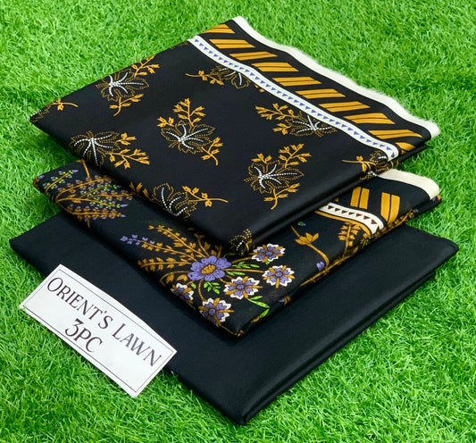 Printed 3pc Fabric Lawn