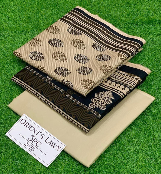 Printed 3pc Fabric Lawn