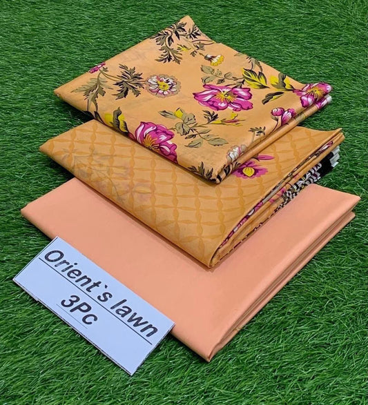 Printed 3pc Fabric Lawn