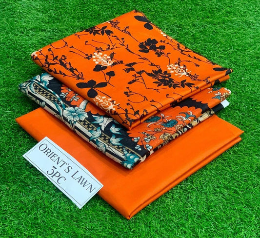 Printed 3pc Fabric Lawn