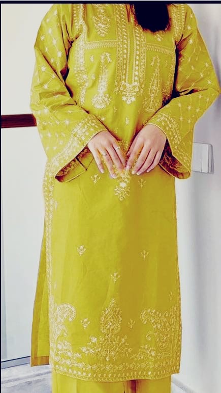 PURE LAWN 2PC EMBROIDERED