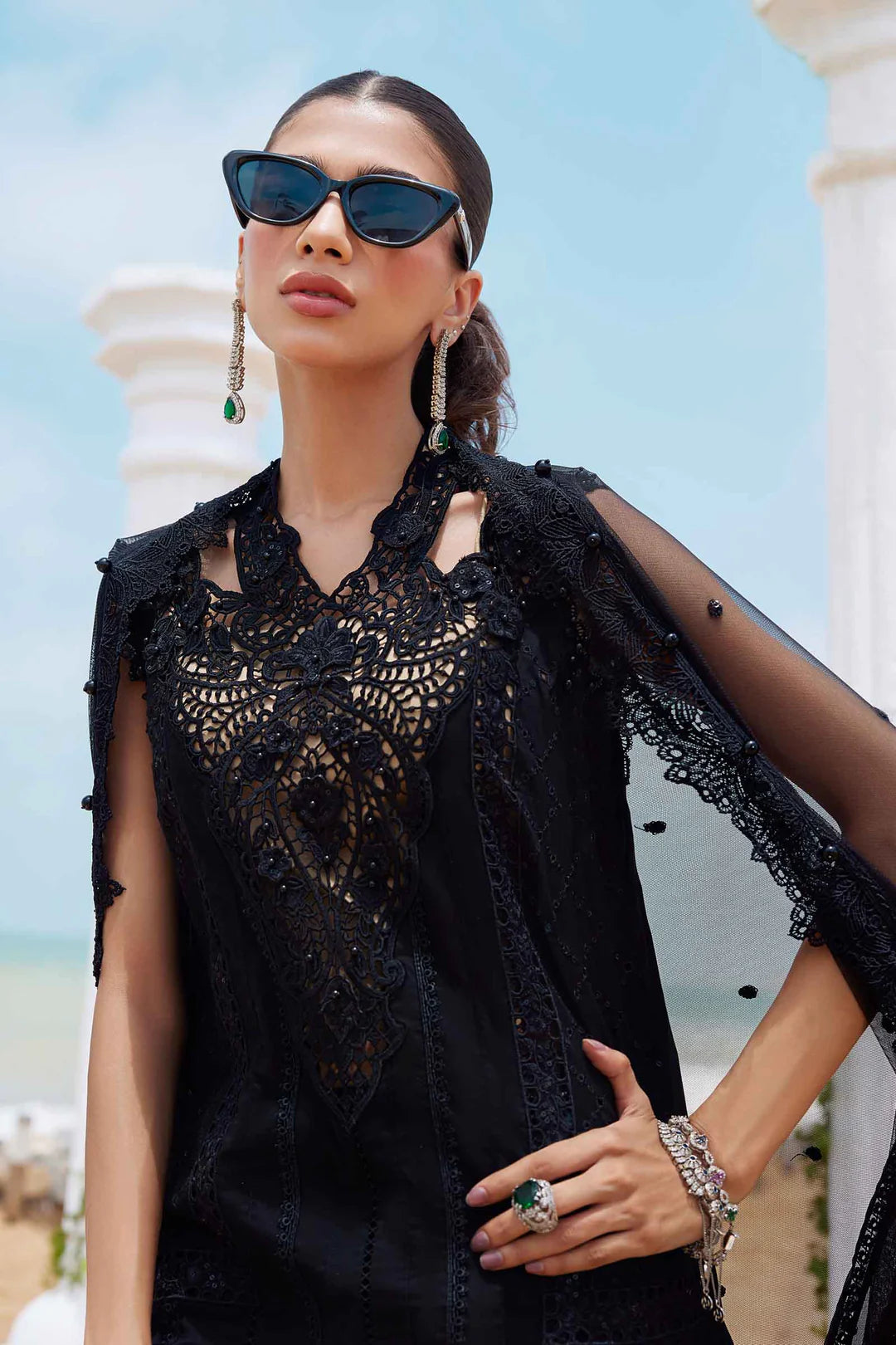 3 Piece Unstitched Embroidered Lawn Suit | EID LAWN-25-01