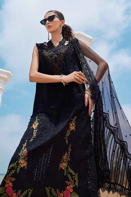 3 Piece Unstitched Embroidered Lawn Suit | EID LAWN-25-01
