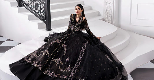 3 Piece Unstitched Embroidered Organza Suit | BD-3004